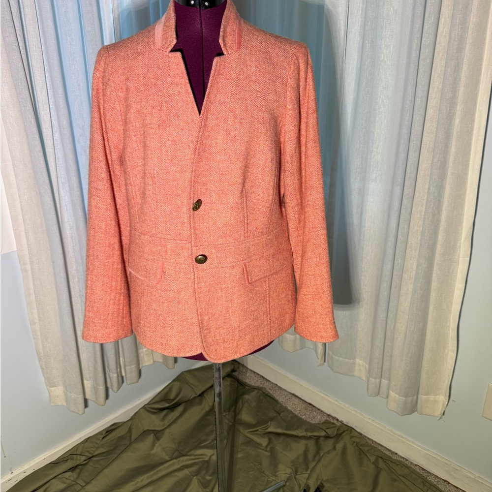 Talbot Coral Tweed Blazer